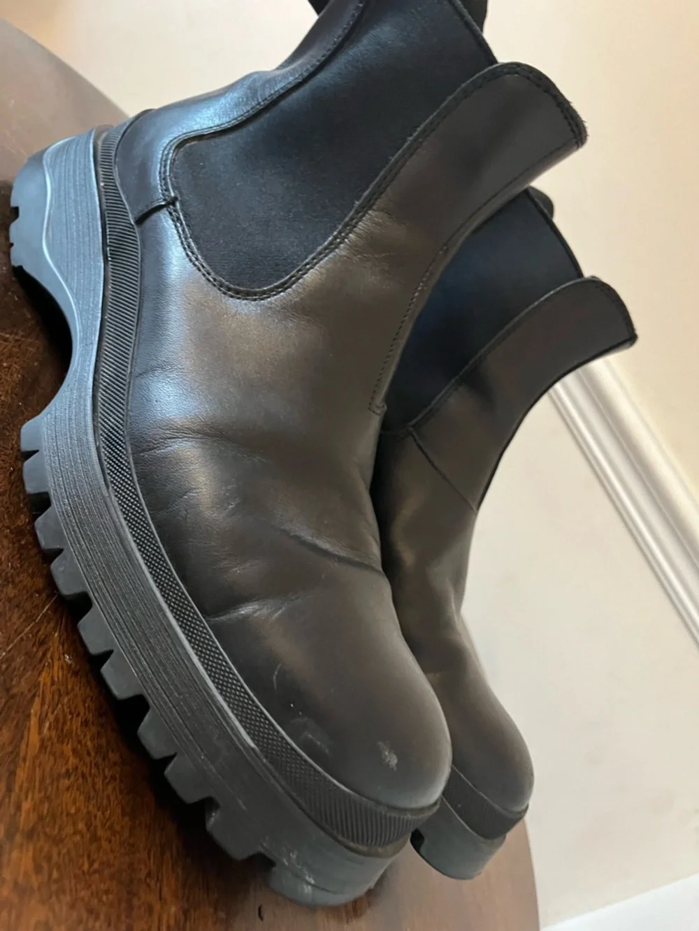 Prada Black Chelsea Boots- Mens 11 UK/ 12 US - Picture 3 of 6